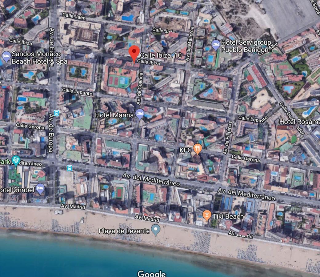 Edificio Gemelos 2 Benidorm Bagian luar foto