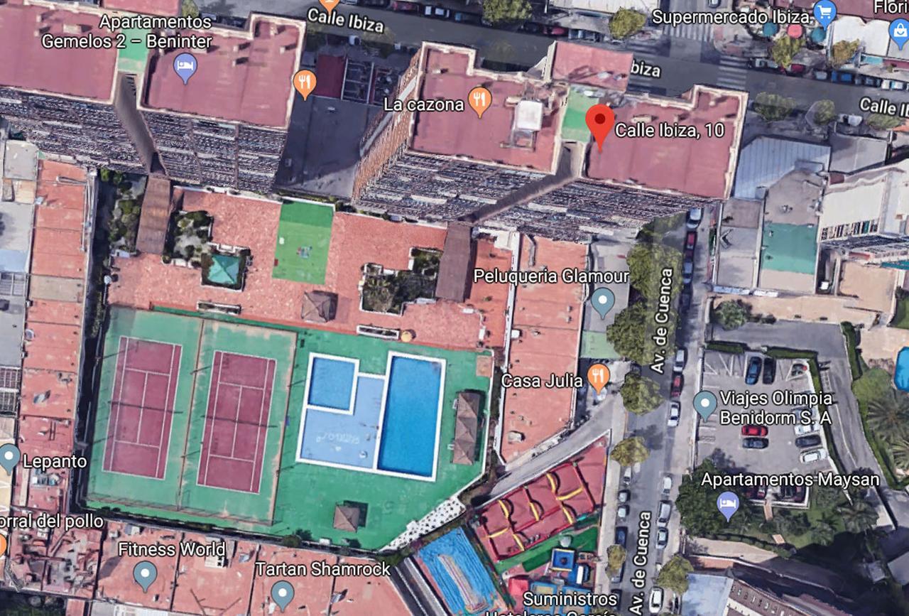 Edificio Gemelos 2 Benidorm Bagian luar foto
